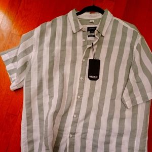 Pull and Bear Button Up Shirt Big and Tall